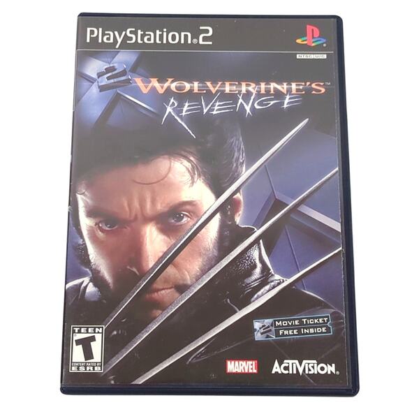 Wolverine's Revenge PS2 Game Complete CIB Activision 2003 Marvel X-Men USED - Picture 1 of 3